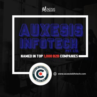 Auxesis Infotech is in top 1000 B2B Firms
