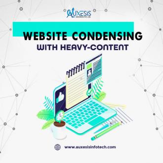 Website condensing with Heavy-Content