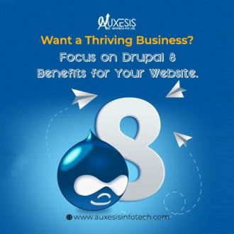 Want a Thriving Business? Focus on Drupal 8 Benefits for Your Website