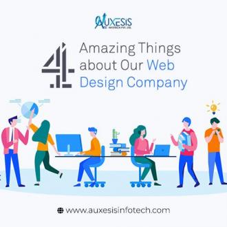 Auxesis Infotech – 4 Amazing Things about Our Web Design Company