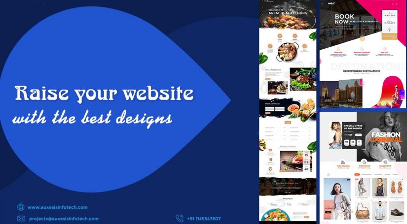 Raise your website with the best designs